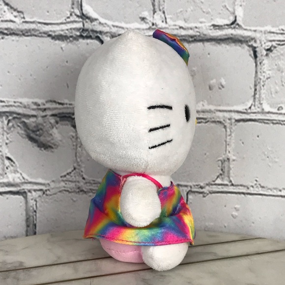 Ty Beanie Babies Hello Kitty Rainbow Pride Plush Toy By Sanrio Stuffed Animal - Picture 2 of 6